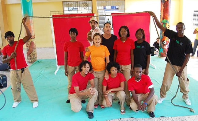 Participants of the Street Theatre Programme, Dominican Republic. Credit: MRG
